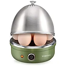 VOBAGA Cozedor de Ovos Elétrico, Capacidade 7, 350W, 110V, Verde