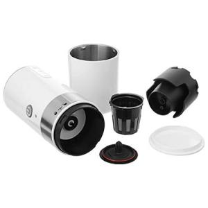 Cafeteira Elétrica Programável Portátil e Compacta Compatível Cápsula e Café Moído, 45 mL, Branca, AOOF, Branco
