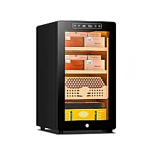 Humidor Elétrico Koyike 45L Compressor Refrigeração e Aquecimento 250-350 Charutos 110V
