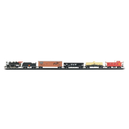 Conjunto de Trem Trenzinho Elétrico 155 Peças, BACHMANN TRAINS 626, Preto
