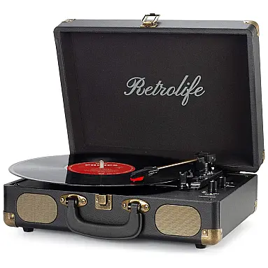 Retrolife Vitrola, Toca Discos 3
