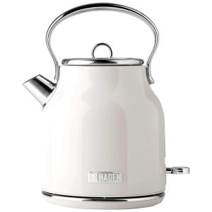 Haden 75012 Chaleira Elétrica 1.7L com Desligamento Automático, Aço Inoxidável, 1500W, 110V, Branco