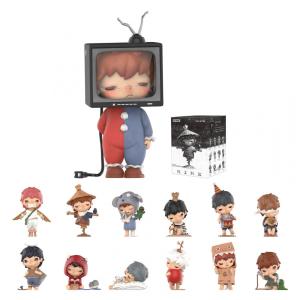 Blind Box, Bonecos Surpresa da Coleção Hirono Mime da POP MART, Caixa com Miniaturas Sortidas para Colecionar e Decorar