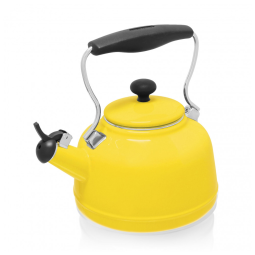 Chaleira de Chá 1.7L com Apito, Aço Inoxidável, CHANTAL 37 VINT YC, Amarelo