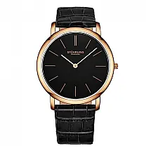 Relógio Masculino Stuhrling Ascot 601 Quartzo 38mm, Preto