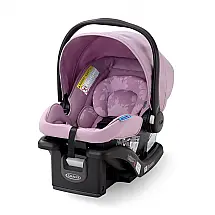 Cadeirinha Bebê Conforto Graco Snugride Lite LX Lilás Mod Sistema LATCH Base Ajustável