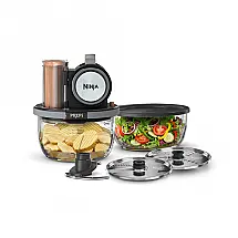 Processador de Alimentos Ninja PREPi PN301 5-em-1 Picar Fatiar Corte Ondulado Ralar Purê 110V