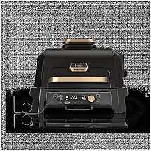 Woodfire Premium XL BBQ Grill in Black and Gold
