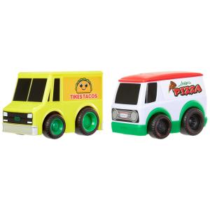 Meus Primeiros Carrinhos em 2 Temas Pizzaria e Tacos com Tração nas Rodas, Little Tikes
