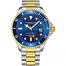 Relógio Mergulho Automático Suíço Homem, Masc.Aço Inox Dive 200M Água,Coroa de Rosca
