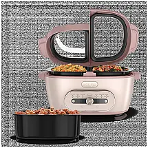 Panela Multifunção Ninja MultiPot XL MZ1001PK1 12-em-1 Zona Dupla 13,2L Quartzo Rosa 110V