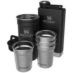 Stanley Conjunto Cantil de Uísque Copos de Aço Inoxidável 118 mL para Viagem