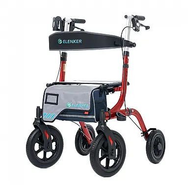 Andador All-Terrain Rollator com Assento,