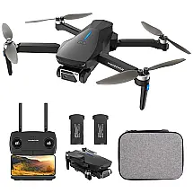 Drone GPS H220 4K para Adultosm com Transmissão 5G de Longo Alcance, Motor Sem Escova, Retorno Automático e Siga-me, HANNVIW, Preto