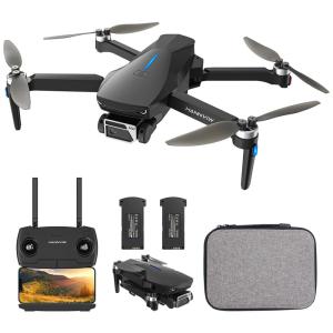 Drone GPS H220 4K para Adultosm com Transmissão 5G de Longo Alcance, Motor Sem Escova, Retorno Automático e Siga-me, HANNVIW, Preto