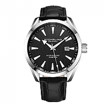 Relógio Masculino Stuhrling Forte 3953 Quartzo 42mm, Preto