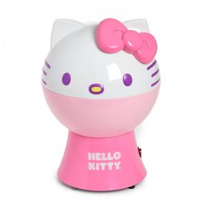 Pipoqueira Elétrica com Tema Hello Kitty, Copo Medidor e Tampa que Vira Tigela de Servir, 110V, Uncanny Brands, Rosa