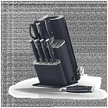 NeverDull 10-Piece Steel Knife Set with Removable Sharpener. Cyberspace