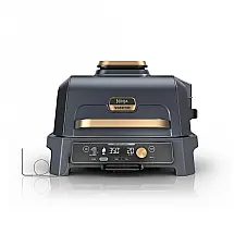 Grill Ninja OG951BL1 Woodfire Premium XL 7-em-1 Defumador e Air Fryer Azul e Dourado 110V
