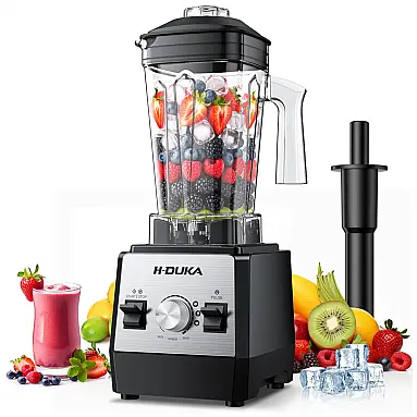 Liquidificador H-Duka Preto 1400W Jarra