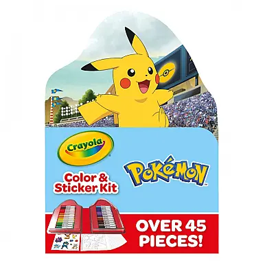 Estojo de Arte Crayola Pokémon