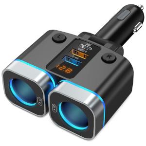 Adaptador Transmissor Veicular Bluetooth Veicular com USB, 150W, NULAXY C49, Preto