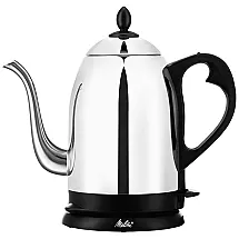 Chaleira Elétrica 1.2L com Desligamento Automático e Aço Inoxidável, 110v, MELITTA, Prateado