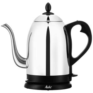 Chaleira Elétrica 1.2L com Desligamento Automático e Aço Inoxidável, 110v, MELITTA, Prateado