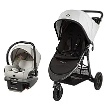 Carrinho de Bebê com Cadeira para Carro Maxi Cosi Gia XP, Cinza Claro