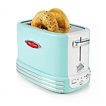 Torradeira Elétrica Retrô 2 Fatias com 5 Níveis de Tostagem, 900W, 110v, NOSTALGIA Retro, Azul
