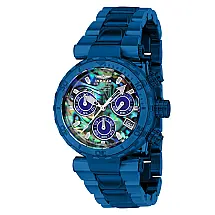 1 EDIO LIMITADA - Relgio feminino Subaqua Swiss Ronda 5030.D calibre com mostrador Abalone - 38 mm. Azul 40600-N1