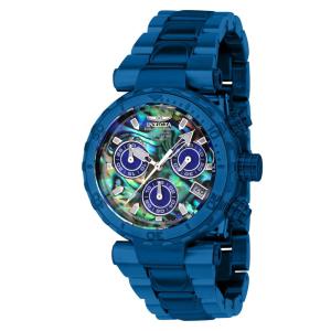 1 EDIO LIMITADA - Relgio feminino Subaqua Swiss Ronda 5030.D calibre com mostrador Abalone - 38 mm. Azul 40600-N1