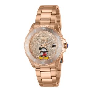 1 EDIO LIMITADA - Relgio feminino Disney Limited Edition Mickey Mouse - 38 mm. Ouro Rosa 41210-N1