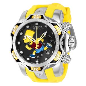1 EDIO LIMITADA - Relgio masculino Reserve Simpsons Swiss Ronda Z60 calibre - 52,5 mm. Ao. Amarelo 39020-N1