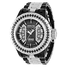 1 EDIÇÃO LIMITADA Invicta Reserve SHAQ 0,15 Quilates Diamante Automático Relógio Masculino 52mm, Aço, Preto 37730 N1