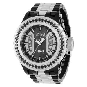 1 EDIÇÃO LIMITADA Invicta Reserve SHAQ 0,15 Quilates Diamante Automático Relógio Masculino 52mm, Aço, Preto 37730 N1