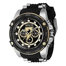 1 EDIO LIMITADA - Relgio masculino DC Comics Black Adam - 52 mm. Ao. Preto 41250-N1