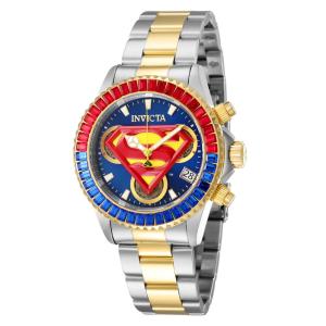 1 EDIO LIMITADA - Relgio feminino DC Comics Superman Swiss Ronda Z60 calibre - 40 mm. Ao. Ouro 41270-N1