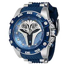 1 EDIO LIMITADA - Relgio Masculino Star Wars Bo Katan - 52mm. Ao. Azul 41280-N1