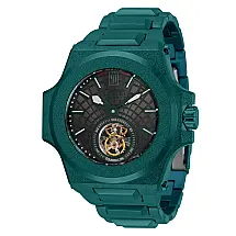 1 EDIO LIMITADA - Relgio mecnico masculino reserva Jason Taylor - 55 mm. Verde 32580-N1