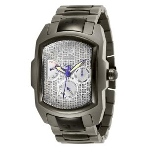 Relógio Masculino Automático Reserve Lupah 1.58 quilates com Diamantes, Invicta 29780 N1, Prata Edição Limitada