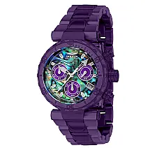 1 EDIO LIMITADA - Relgio feminino Subaqua Swiss Ronda 5030.D calibre com mostrador Abalone - 38 mm. Roxo 40601-N1