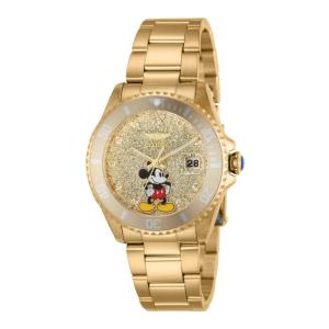 1 EDIO LIMITADA - Relgio feminino Disney Limited Edition Mickey Mouse - 38 mm. Ouro 41211-N1