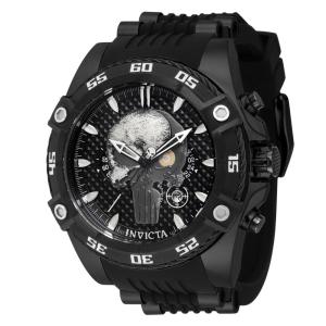 1 EDIO LIMITADA Relgio masculino Marvel Punisher 52 mm. Preto 41241-N1