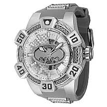 1 EDIO LIMITADA - Relgio Masculino DC Comics Batman Automtico - 52mm. Cinza 41071-N1