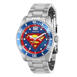 1 EDIÇÃO LIMITADA Invicta DC Comics Superman Relógio Feminino com Mostrador Madrepérola 38mm, Aço 36381 N1