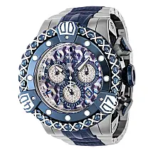 1 EDIÇÃO LIMITADA Invicta Reserve SHAQ 0,48 Quilates Diamante Relógio Masculino com Mostrador Madrepérola 53mm, Aço, Azul Escuro 37581 N1