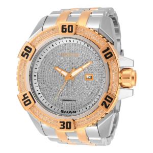 1 EDIO LIMITADA - Relgio Masculino SHAQ 3.13 Carat Diamond Automtico - 56mm. Ao. Ouro rosa 33781-N1