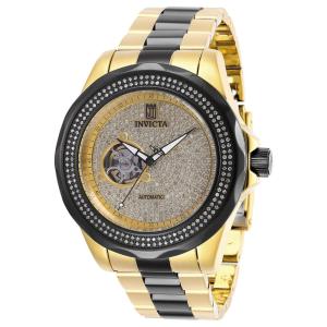 Relógio Masculino Jason Taylor 2.02 quilates com Diamantes, Invicta 30191 N1, Dourado e Preto Edição Limitada