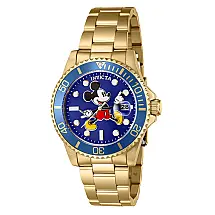 1 EDIO LIMITADA - Relgio Masculino Disney Edio Limitada Mickey Mouse - 40mm. Ouro 41191-N1